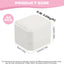 40 Cajas Terriplejo para Anillos Joyas 2.17x1.97x1.57"