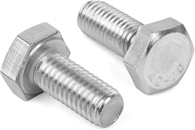 20 Pzas Tornillo M8x12mm Acero Inox 18-8