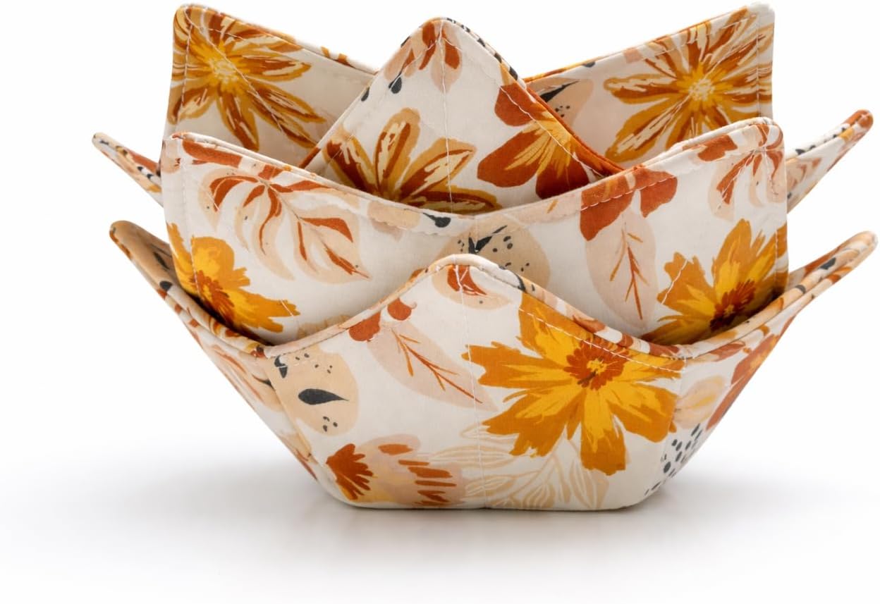 Set 4 almohadillas calientes para tazas caldo microondas