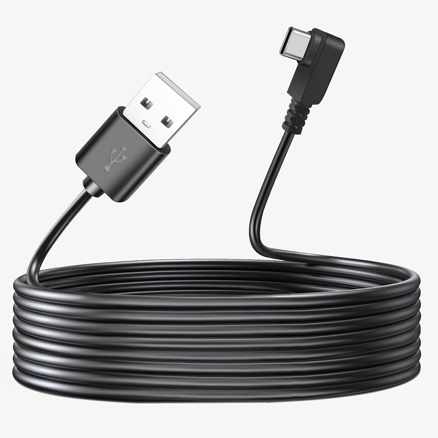 Cable USB C 11.5ft 90 grados para cámara salpicadero