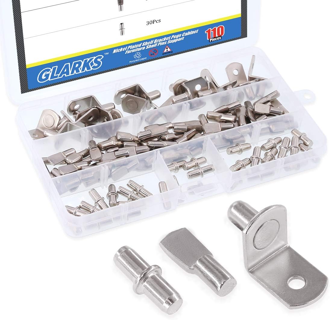 110 Pzas Soporte Estante Niquelado Plata