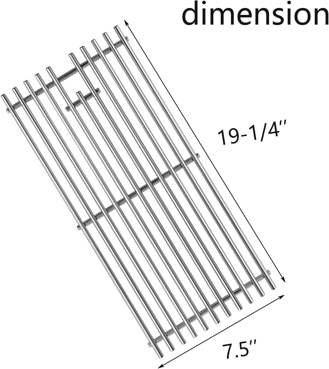 5 Rejillas Acero Inox para Parrilla Bull Angus 57569CE