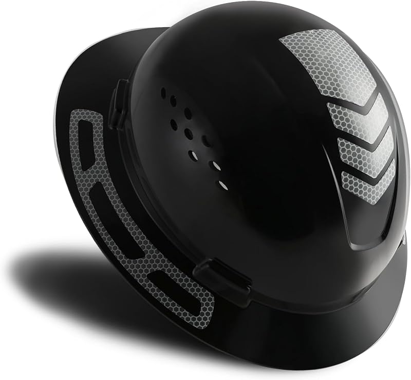 Casco seguridad ala completa ventilación ANSI OSHA