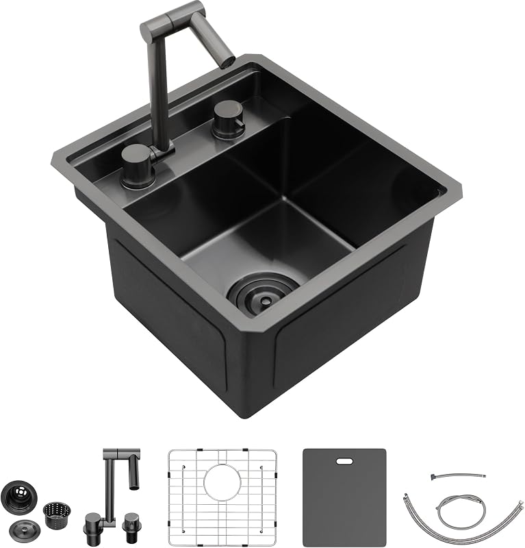 Fregadero cocina autocaravana 15x17" bajo encimera