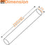 Tubo escape acero inox 2.5pulg 2 pies con abrazadera