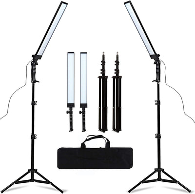 Kit iluminación LED estudio 180 luces ajustables