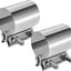 Abrazadera acero inox 2.0 4 Pzas para silenciadores