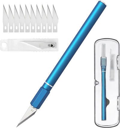 Set 10 Cuchillos de Precisión para Tallar y Manualidades