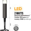 Luz bronce exterior LED 2W 2700K resistente