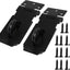 2 Cerraduras Puerta 3pulg Acero Inox Seguridad Negro