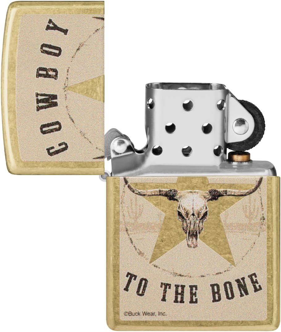 Encendedor bolsillo latón Buck Wear Reg Street