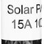 Portafusibles solares 15A para panel y controlador