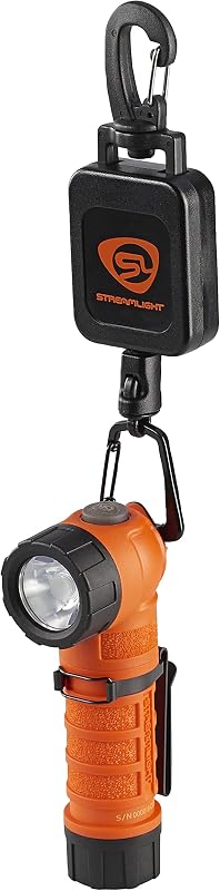 Linterna táctica LED 90x500 lúmenes 7000 candelas color naranja