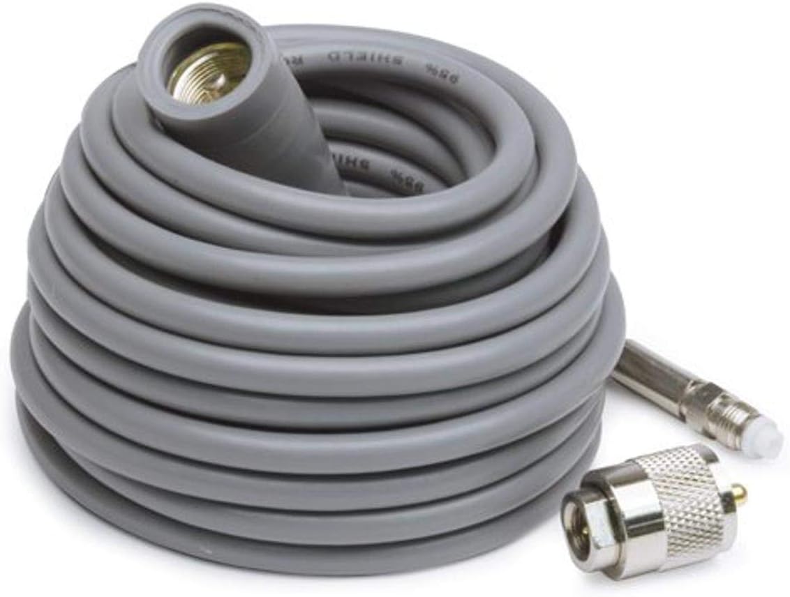 Cable antena mini-8 CB 18ft con conector FME negro