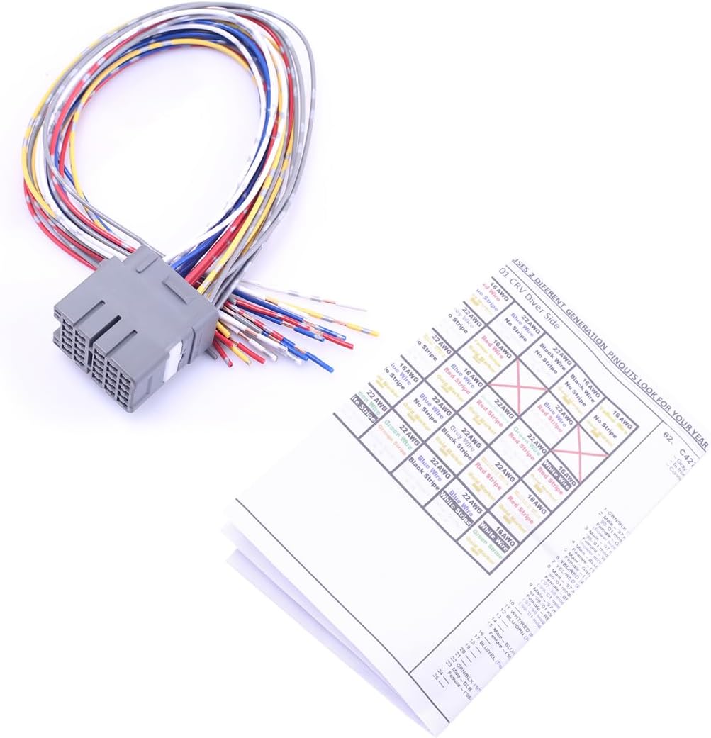 Conector puerta Pigtail para Civic CRV Integra 25 Pin