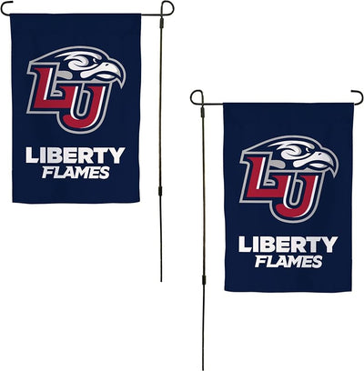 Bandera jardín 19x12pulg llamas libertad diseño C