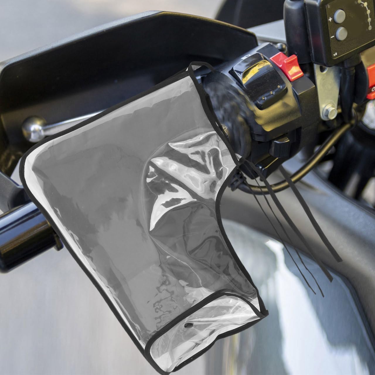Guantes impermeables manillar motocicleta con forro polar