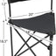Silla caza campamento acero plegable 3 patas asiento tela