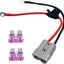 Cable batería 1.15pies 10AWG 600V 50A conector rápido