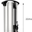 Cafetera comercial 70 tazas 10L doble pared acero inox