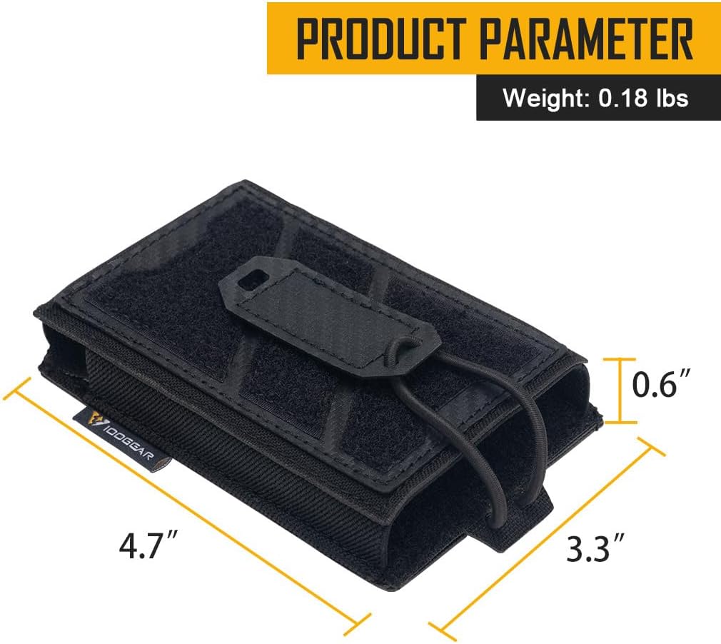 Funda táctica Molle smartphone 6.7" uso exterior