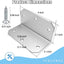 Soportes esquina L 4pulg para muebles estanteria