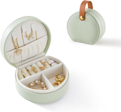 Estuche joyas viaje organiz. para mujer y niña verde