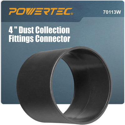 Acoplamiento recolección polvo 4pulg para accesorios 1 pack
