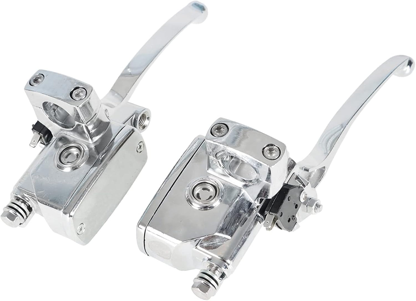 Freno embrague hidráulico motocicleta cromado 0.984"