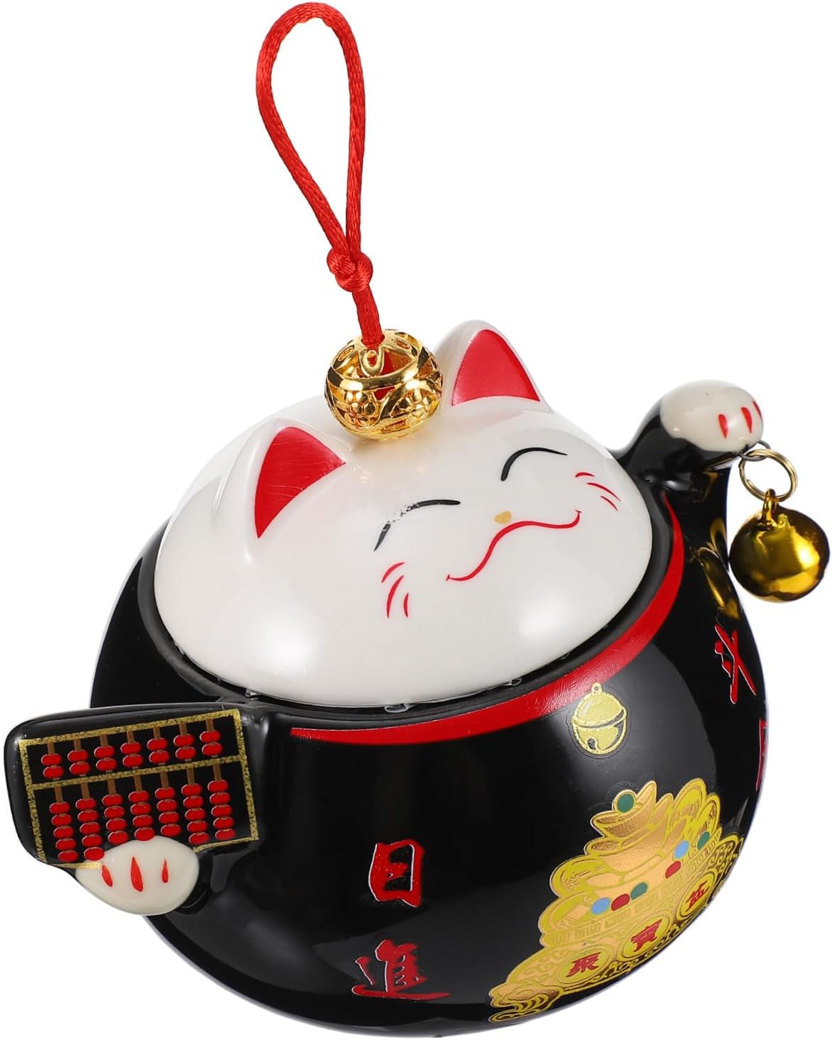 Tarro cerámica hervidor café té gato suerte decorativo