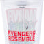 Vaso 16oz con tapa y popote cristal Marvel Avengers