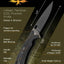 Cuchillo bolsillo EDC diseño Aleksander Biryukov bloqueo G10