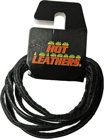Encaje cuero negro 72pulg