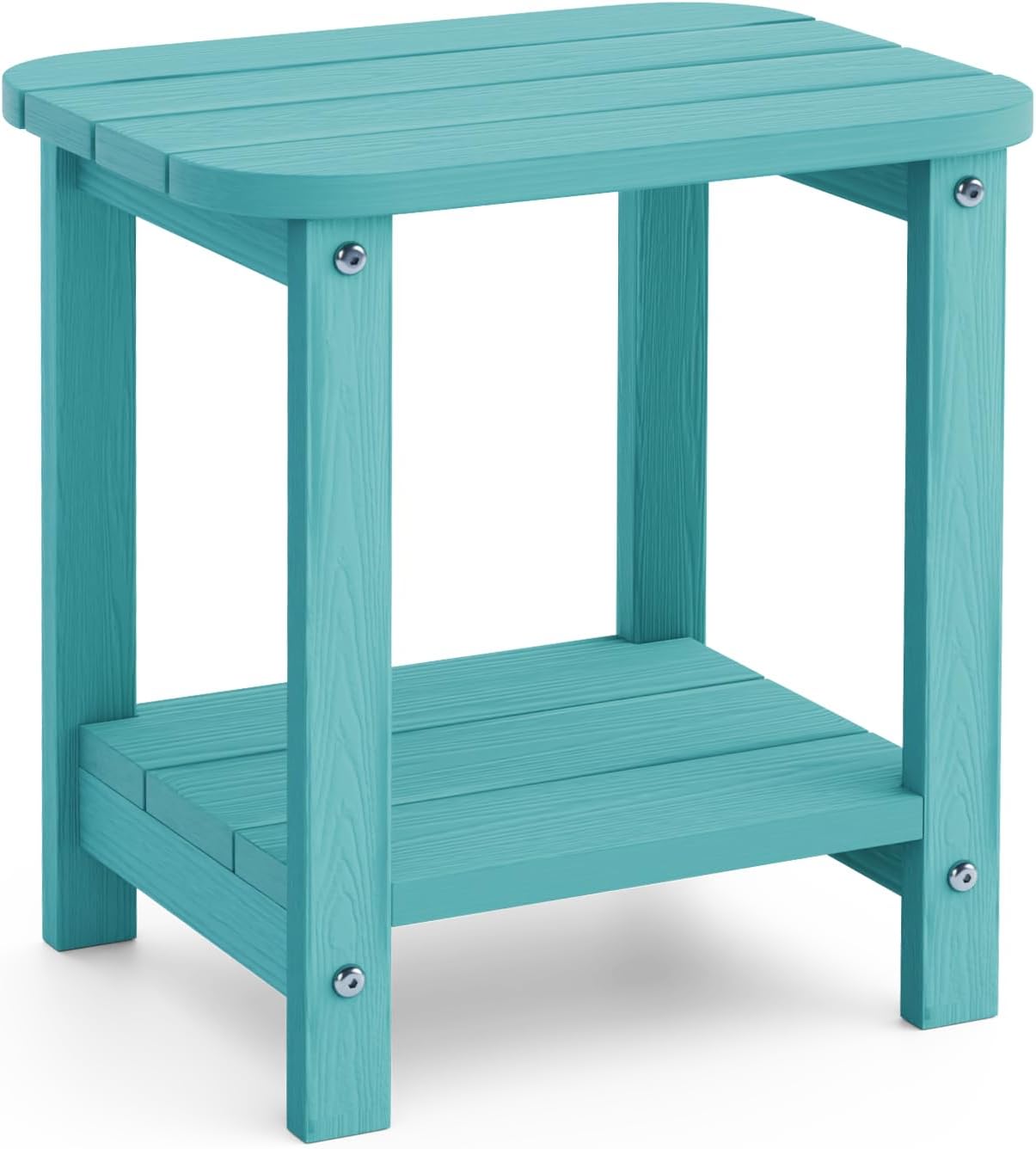 Mesa auxiliar 2 niveles Adirondack 16pulg resistente clima