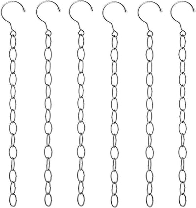 Cadenas mágicas acero inox 19.7" hogar oficina 6 Pzas