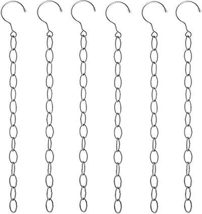 Cadenas mágicas acero inox 19.7" hogar oficina 6 Pzas