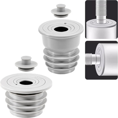 2 Tapones Sellado Silicona Desagüe Lavadora