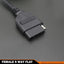Arnés extensión cable espiral flexible remolque 5 vías 35pulg