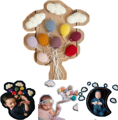 Accesorios fieltro para fotos recién nacidos y bebés