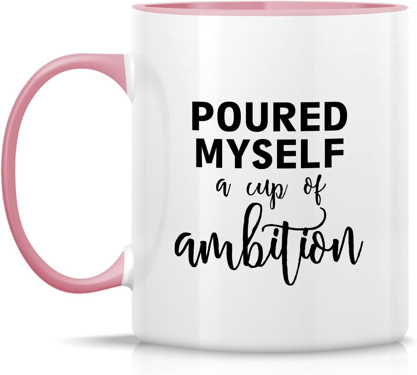 Taza cerámica 11oz con texto motivacional para regalo