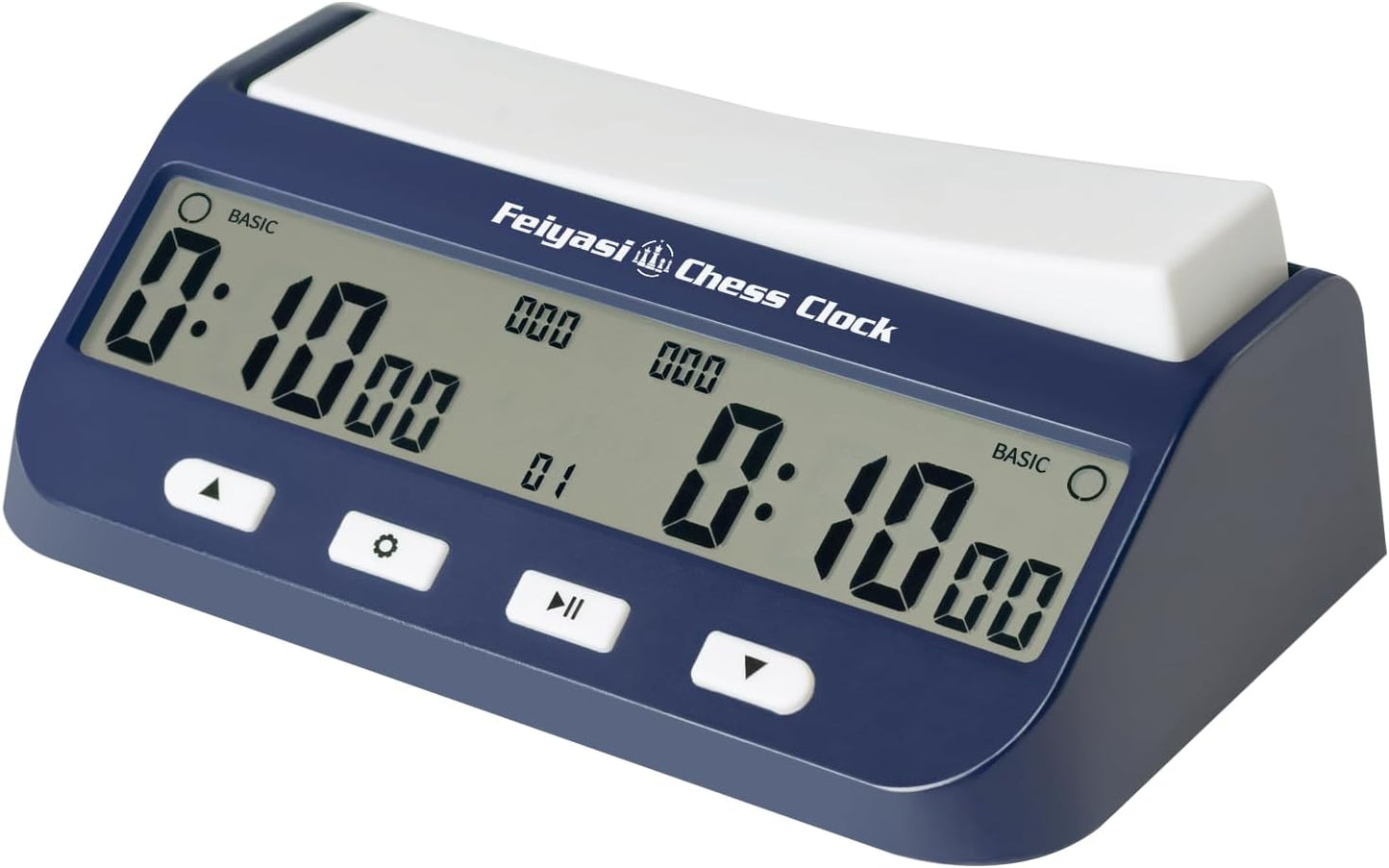Reloj ajedrez digital portátil pantalla grande para competencias