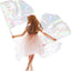 Banderas alabanza 32" blanco transparente set 2