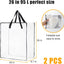 2 Bolsas Almacenamiento 26" para Hogar Decoraciones