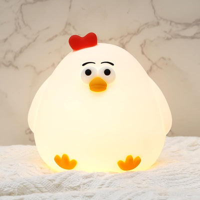 Luz nocturna para bebé recargable con pollo 2 niveles regulables