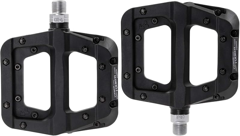 Pedales MTB 3 rodamientos antiderrap fibra nailon
