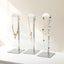Soporte exhibición bolsos 3 estantes acero inox ajustable