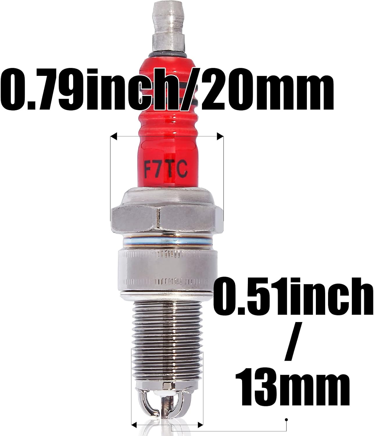 5 Bujías 3 Electrodos para Generador Tractor GX120-340