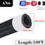 Manguera combustible AN6 3/8" 10pies color negro