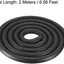 Tira sello espuma 0.63pulg 6.6ft color negro