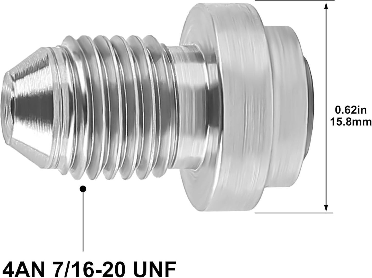 Conexión soldadura macho 4AN acero inox 2 pzas